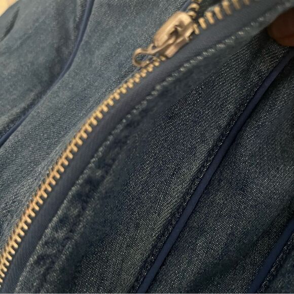 APPLE BOTTOMS Blue Jean Dress Denim Strapless Y2K Size Small VINTAGE